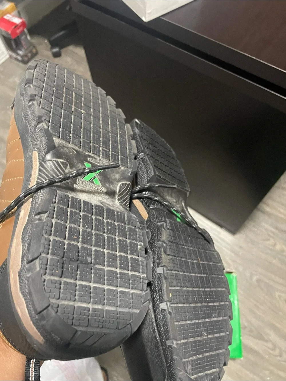 Hi-Tec Brown and Black Leather Trail Shoes